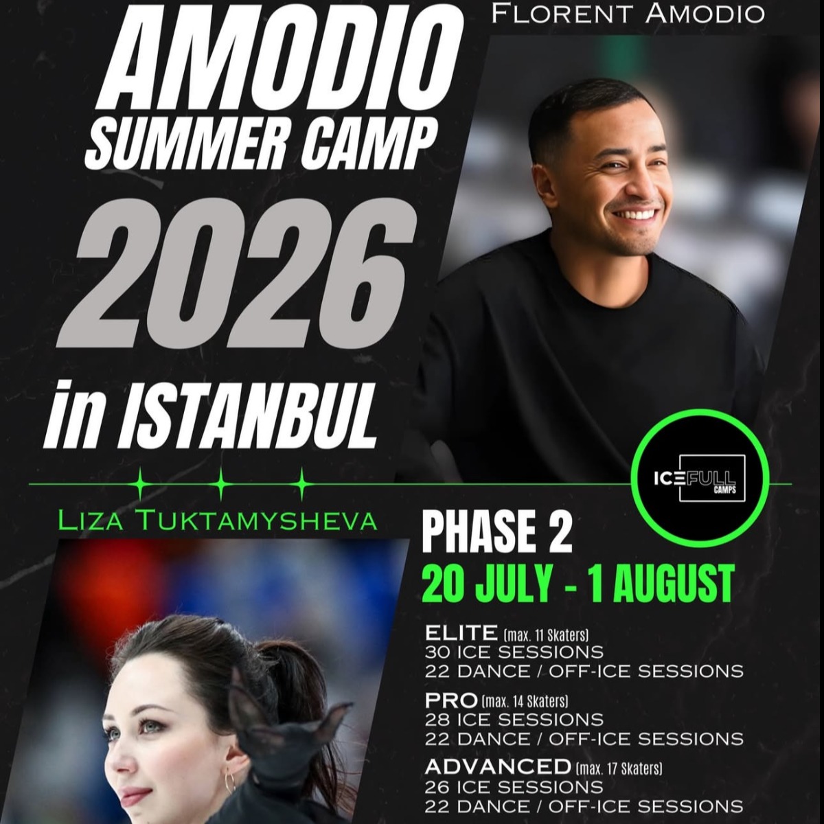 FLORENT AMODIO & LIZA TUKTAMYSHEVA  SUMMER CAMP 2026